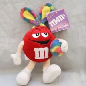 Red M&M Bunny with tag